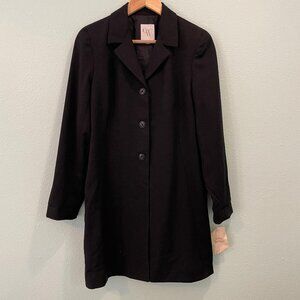 NWOT Clifford & Wills "C W" long length,‎ black blazer, size 6